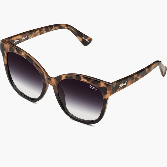 QUAY AUSTRALIA ITS MY WAY Cat Eye Gradient 53 mm Sunglasses NWOT - Picture 1 of 4